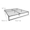 Flash Furniture King Platform Bed Frame and 12" Mattress Set XU-BD10001-10PSM-K-GG - alternate 5